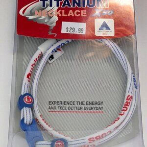 X50 SPORT Titanium Necklace Chicago Cubs